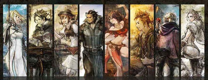 Octopath traveler characters