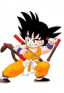 Son goku manga visual 1