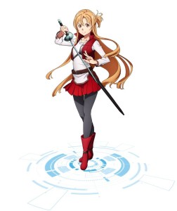 Asuna sao anime character visual 1