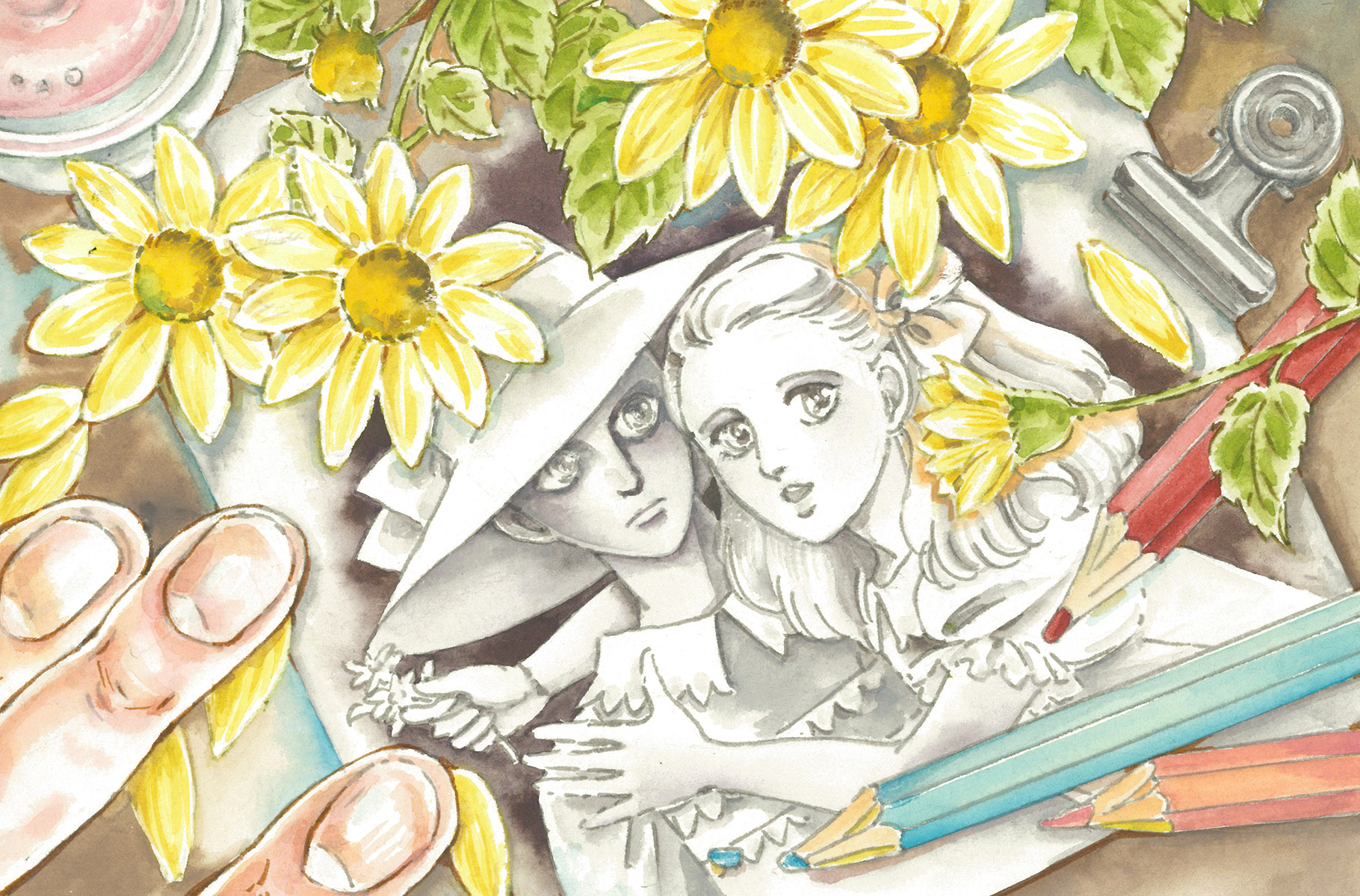 Moto hagio anthology visual 1