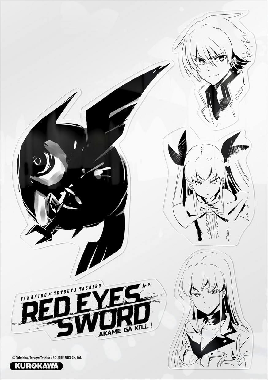 Op ete 20017 kurokawa stickers red eyes sword 5