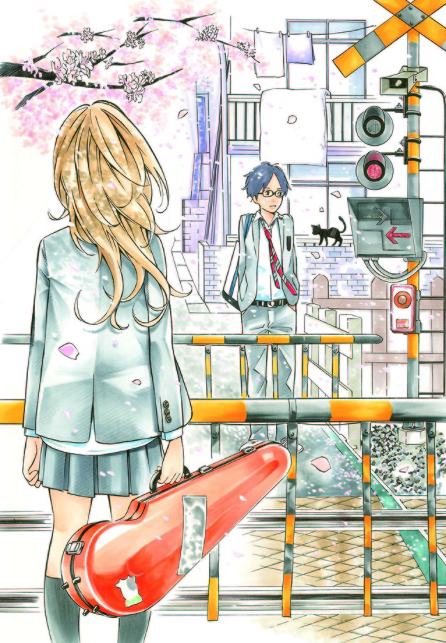 Your lie in april manga visual 1