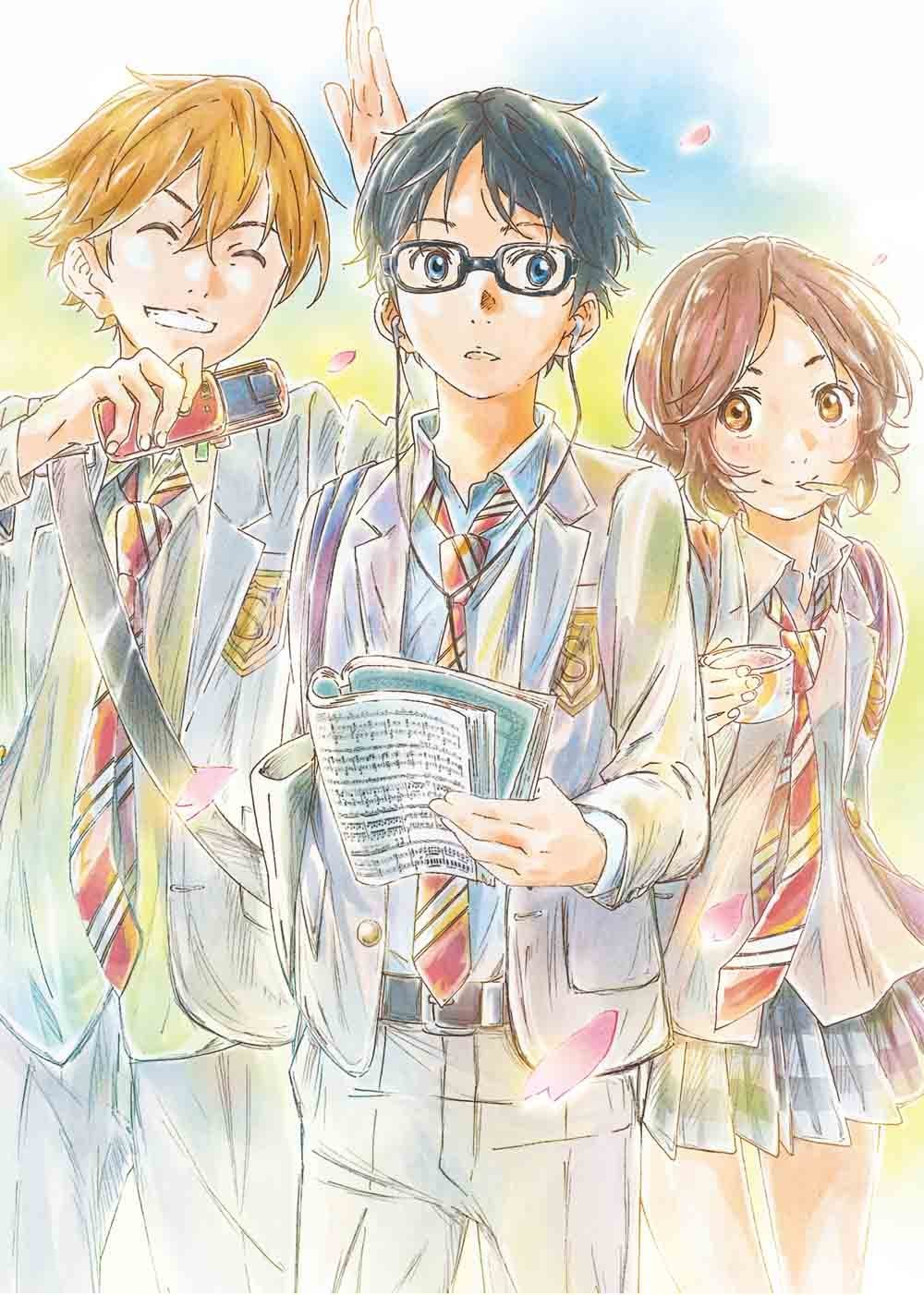 Your lie in april manga visual 3