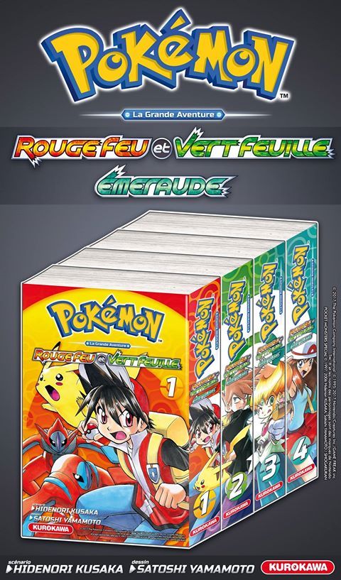 Pokemon rouge feu vert feuille annonce kurokawa