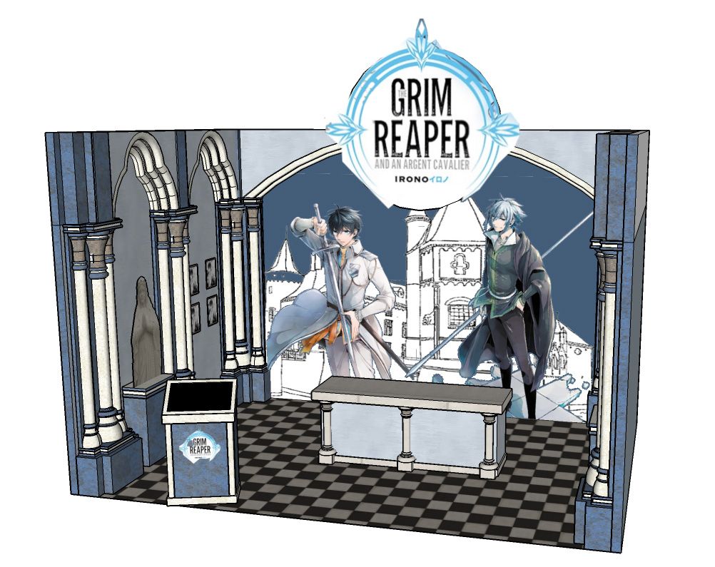 Visuels manga The Grim Reaper and an Argent Cavalier (stand-grim-reaper