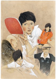 Ping pong illust 1