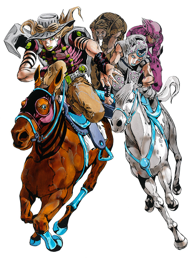 Jojo steel ball run visual 2