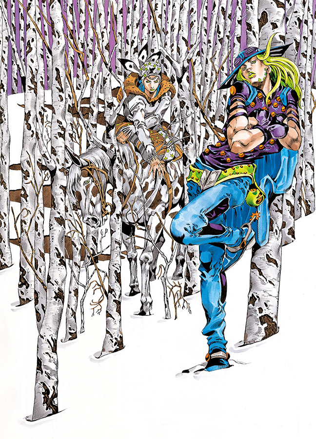 Jojo steel ball run visual 4