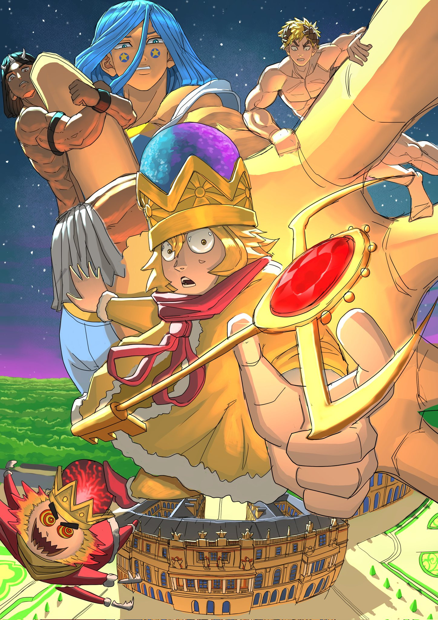 Illustration du manga Le Roi Soleil