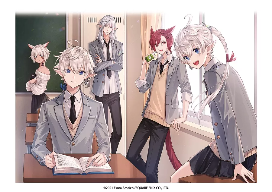 Final fantasy xiv academie eorzea manga visual 1.