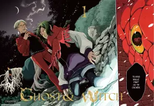 Ghost witch 1 komikku illustration.