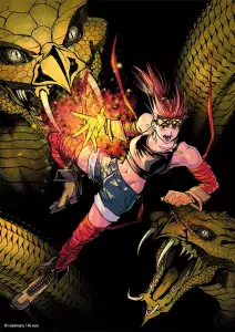 Suicide red ki oon illustration 1.