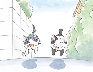 La face cachée de Chi, une vie de chat, manga kawaii japonais