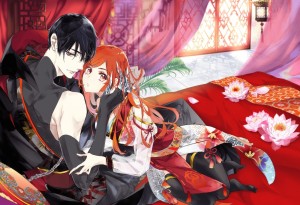 Kagetoki_sama_no_Kurenaru_Kokyu manga visual