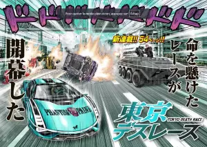 Tokyo Death Race page couleur.