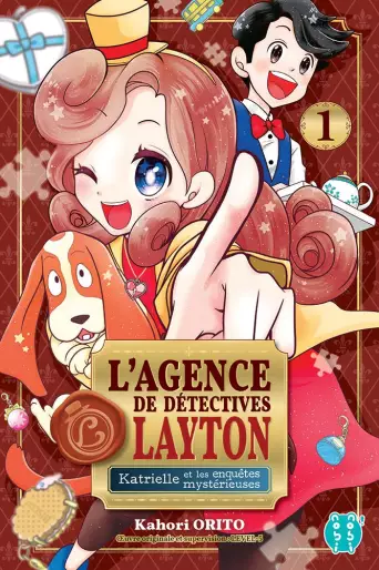Manga - Agence de Détectives Layton - Katrielle et les Enquêtes Mysterieuses (l')