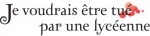 Mangas - Je voudrais être tué par une lycéenne