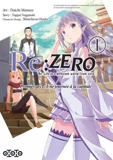 Manga - Re:Zero – Premier arc : Une journée à la capitale