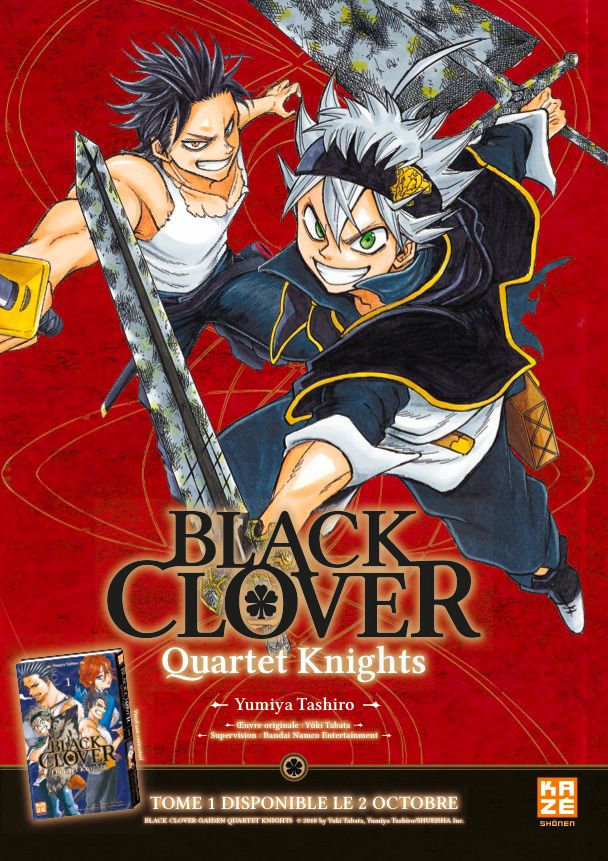 Black Clover Quartet Knights Manga Black Clover - Quartet Knights - Manga série - Manga news