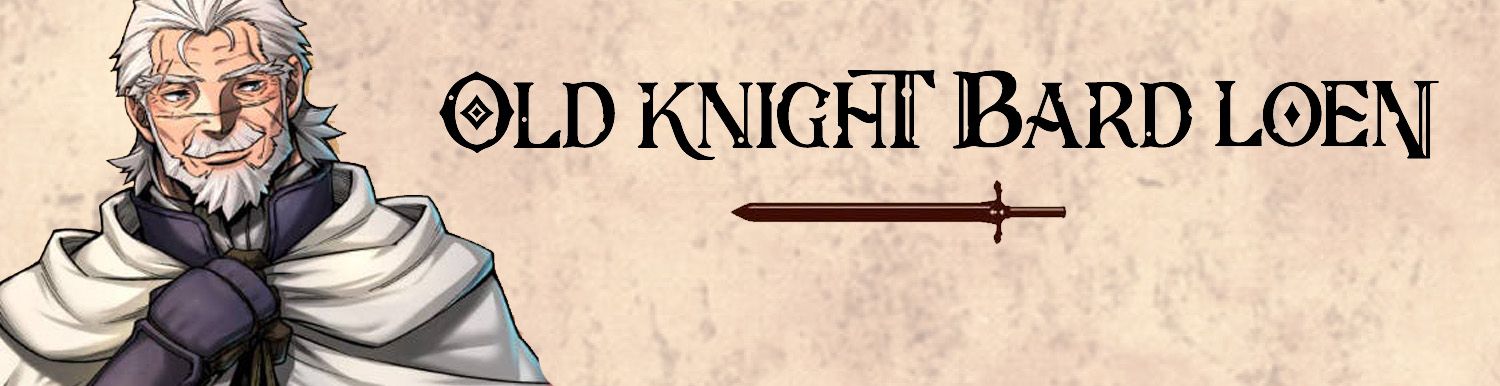 Old Knight Bard Loen - Manga