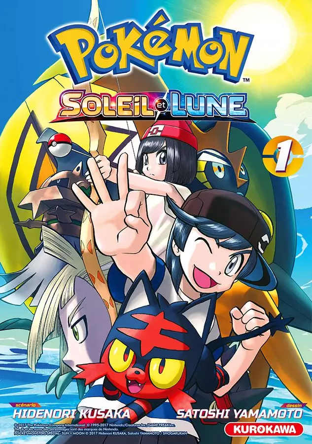 Sortie du 1er tome du manga sur Pokémon soleil et lune Pokemon-soleil-lune-1-kurokawa