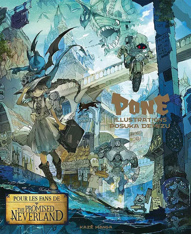 Demizu Posuka Artbook Manga série Manga news