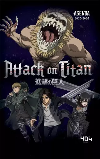Manga - Manhwa - Agenda 2025-2026 - L'attaque des Titans