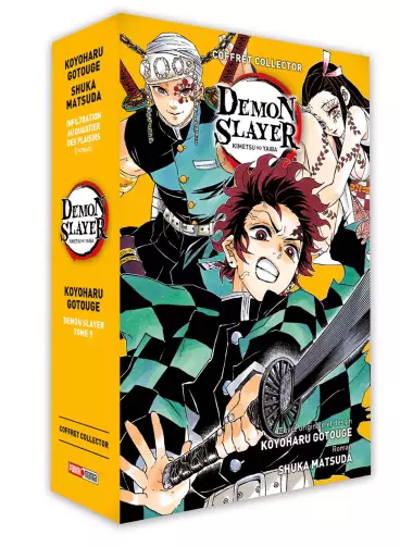 Manga - Manhwa - Demon Slayer - Coffret T9 + Roman Jeunesse T4