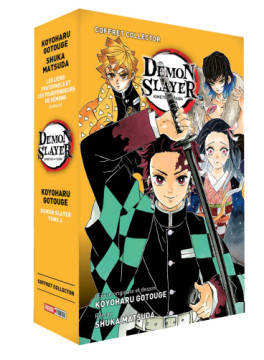 Manga - Demon Slayer - Roman jeunesse - Coffret
