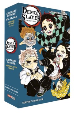 Manga - Demon Slayer - Coffret T22 + Roman 3