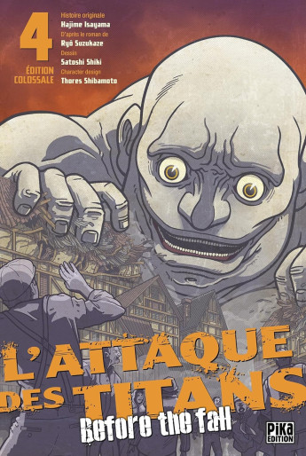 Manga - Manhwa - Attaque Des Titans (l') - Before the Fall - Edition colossale Vol.4