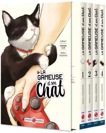 Manga - Manhwa - Gameuse et son chat (la) - Coffret Vol.3