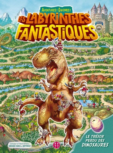 Manga - Manhwa - Labyrinthes Fantastiques (les) - Le trésor perdu des dinosaures