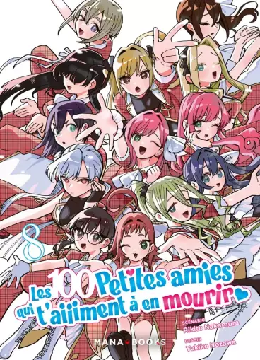 Manga - Manhwa - 100 petites amies qui t'aiiiment à en mourir (les) Vol.8
