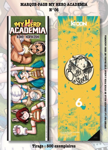 Manga - Manhwa - Marque-pages - Bulle en Stock - Série My Hero Academia Vol.5