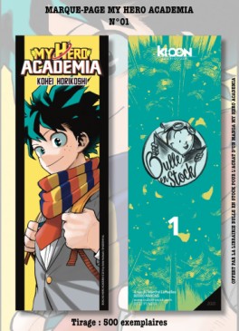 manga - Marque-pages - Bulle en Stock - Série My Hero Academia Vol.1
