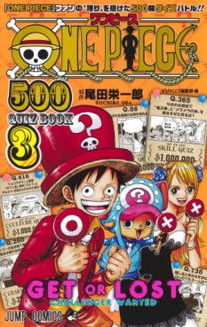 Manga - Manhwa - One Piece 500 Quiz Book jp Vol.3