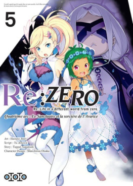 Manga - Re:Zero – Quatrième arc - Le Sanctuaire et la Sorcière de l'Avarice Vol.5