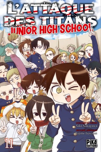 Manga - Manhwa - Attaque Des Titans (l') - Junior High School Vol.11