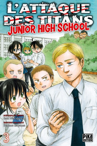 Manga - Manhwa - Attaque Des Titans (l') - Junior High School Vol.3