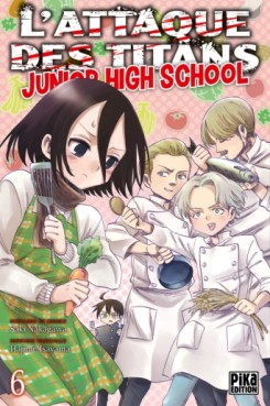 Manga - Manhwa - Attaque Des Titans (l') - Junior High School Vol.6