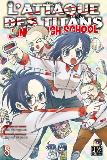Manga - Manhwa - Attaque Des Titans (l') - Junior High School Vol.8