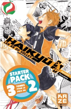 Manga - Haikyu !! - Les as du volley ball - Coffret Starter