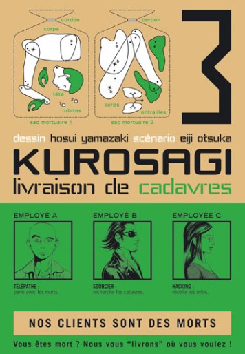 Manga - Manhwa - Kurosagi - Livraison de cadavres Vol.3