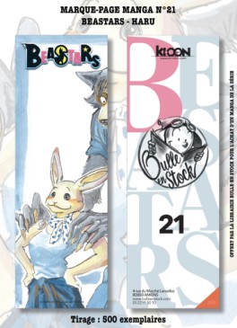 manga - Marque-pages - Bulle en Stock Vol.21