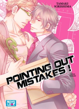 Manga - Pointing out mistakes