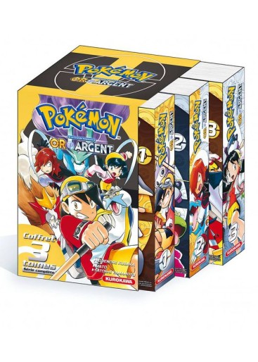 Manga - Manhwa - Pokémon - la grande aventure – Or et Argent - Coffret