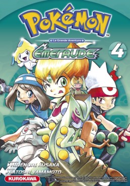 Manga - Pokémon - la grande aventure - Rouge feu et Vert feuille / Emeraude Vol.4