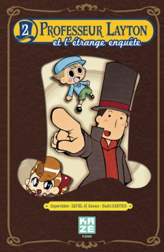 Manga - Manhwa - Professeur Layton et l'étrange enquête Vol.2