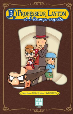 Manga - Professeur Layton et l'étrange enquête Vol.3